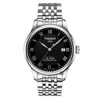 TISSOT天梭 Le Locle 80小時動力儲存機械腕錶 黑 39mm T0064071105300