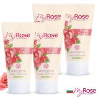 保加利亞My rose玫瑰保濕亮澤面霜50ml買三送一組(即期良品)