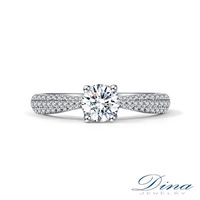 DINA JEWELRY 蒂娜珠寶 求婚戒 0.65克拉 G VS2 完美鑽戒