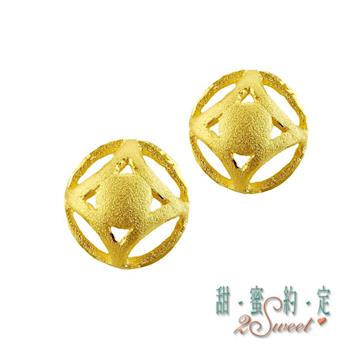 【甜蜜約定】純金耳環-約重0.22錢(ER-S51)