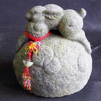 【開運陶源】秤心如意系列禮品--石塑造十二生肖.兔