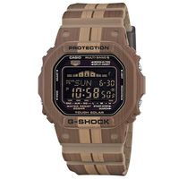 【CASIO】G-SHOCK G-LIDE 數著浪花一朵朵電波錶-木棧道 (GWX-5600WB-5)