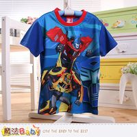 魔法Baby 男童裝 變形金剛授權正版涼感短袖T恤~k50492