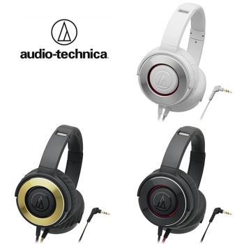 日本鐵三角Audio-Technica SOLID BASS耳罩式耳機麥克風密閉型耳機麥克風ATH-WS550