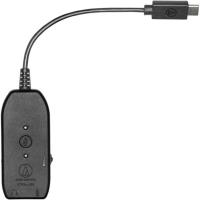 日本鐵三角Audio-Technica外音訊卡連接器3.5mm麥克風耳機轉USB外接音效卡轉接器ATR2USB