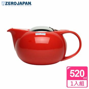 【ZERO JAPAN】嘟嘟陶瓷壺520cc 蕃茄紅