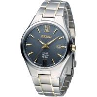 精工 SEIKO Solar 經典紳士【鈦】時尚腕錶 V157-0BB0KS SNE409P1