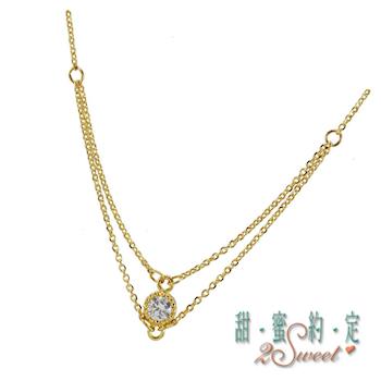 【甜蜜約定】純金項鍊-約重0.87錢(NC-S204)