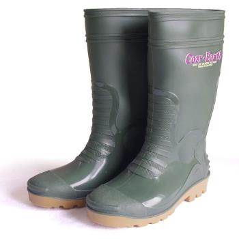 台製一體成型時尚中筒雨靴雨鞋(綠)