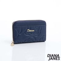 Diana Janes 牛皮 玫瑰花 零錢夾