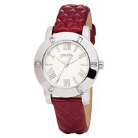 Folli Follie Donatella 璀璨水鑽羅馬亮采女錶 銀x紅 34mm WF1A005SPS-RE