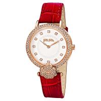 Folli Follie Love Fortune 幸運愛戀女錶 白x紅 34mm WF13B039SSS-RE