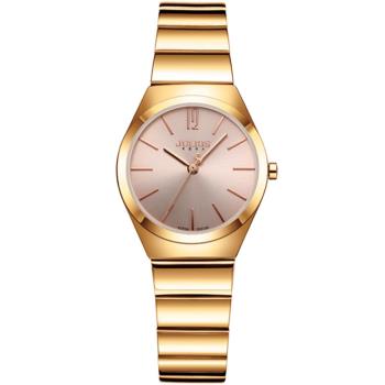JULIUS 聚利時 紐約之夜簡約不鏽鋼錶帶腕錶-(四色/30mm)
