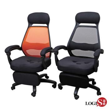 【LOGIS邏爵】邁巴赫坐臥兩用辦公椅 電腦椅 主管椅 賽車椅 電競椅【DIY-B583Z】