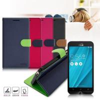 【台灣製造】FOCUS ASUS ZenFone GO ZB500KL 5吋 糖果繽紛支架側翻皮套