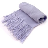 ISSEY MIYAKE 三宅一生PLEATS PLEASE褶紋流蘇圍巾(薰衣草紫)