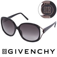 GIVENCHY 法國魅力紀梵希經典LOGO都會時尚太陽眼鏡(黑) - GISGV7620700
