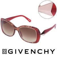 GIVENCHY 法國魅力紀梵希時尚幾何美學風格太陽眼鏡(紅) - GISGV8290AH7