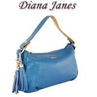 【Diana Janes 黛安娜】小牛皮圓點壓紋水餃包