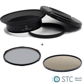 STC Screw-in Lens Adapter 超廣角鏡頭 濾鏡接環組 CPL+ND64 105mm For Panasonic 7-14mm