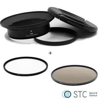 STC Screw-in Lens Adapter 超廣角鏡頭 濾鏡接環組 UV+ND64 105mm For Panasonic 7-14mm