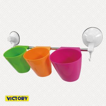 【VICTORY】吸壁掛杯置物架