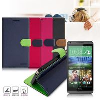 【台灣製造】FOCUS HTC Desire 816 糖果繽紛支架側翻皮套