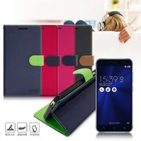 【台灣製造】FOCUS ASUS ZenFone 3 ZE520KL 5.2吋 糖果繽紛支架側翻皮套