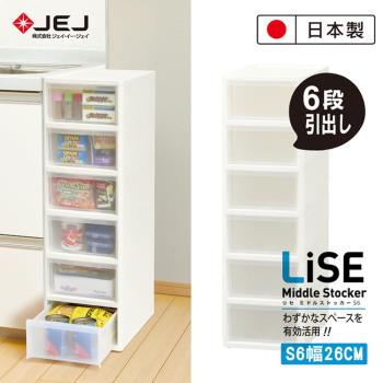 日本JEJ MIDDLE系列 小物抽屜層架 S6