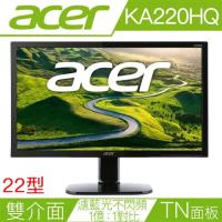ACER宏碁 KA220HQ 22型雙介面不閃屏瀘藍光液晶螢幕