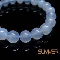 【 SUMMER寶石】 天然藍玉髓手珠《 15-20g 》以上 ( 隨機出貨 )