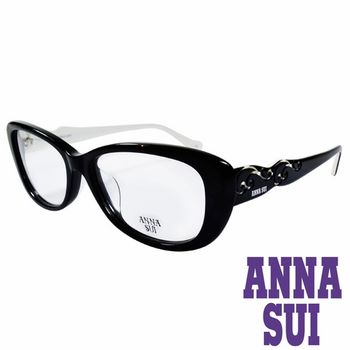 ANNA SUI 日本安娜蘇 印象圖騰造型眼鏡(黑)AS635-001
