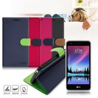 【台灣製造】FOCUS LG K4 2017 LGX230K 糖果繽紛支架側翻皮套