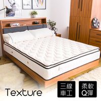 【時尚屋】黛莉塔6尺加大雙人舒適層乳膠透氣彈簧床墊BD7-02-6台灣製/免組裝/免運費
