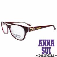 Anna Sui安娜蘇日本Dolly Girl系列可愛少女愛心款造型太陽眼鏡‧復古紅【DG528-207】