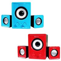 KINYO【音樂大師】魅力肆色USB 2.1立體擴大喇叭US-179