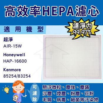 HEPA濾心 適用佳醫超淨空氣清淨機Air-15W機型