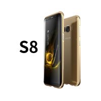 SAMSUNG S8 鋁鎂合金 防摔金屬邊框 手機殼 - 流沙金