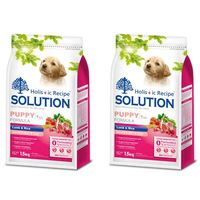 SOLUTION耐吉斯 幼犬 聰明成長 羊肉+蔬菜 狗飼料 1.5公斤*2