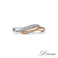 DINA JEWELRY 蒂娜珠寶 烙印 鑽石對戒-女戒_預購