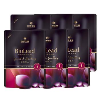 台塑生醫 BioLead經典香氛洗衣精補充包 紅粉佳人1.8kg(6包入)