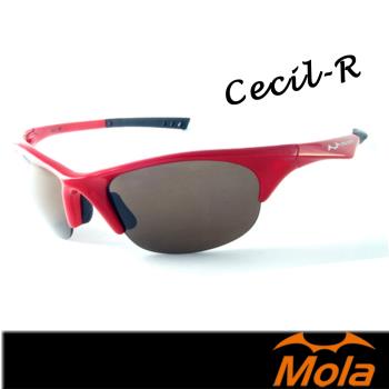 MOLA摩拉6-11歲兒童運動太陽眼鏡 UV400 抗UV 跑步 棒球 男女Cecil-r 品牌