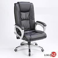 LOGIS 貝薩克佳皮面主管椅/辦公椅/電腦椅(無需組裝) LOG-2681