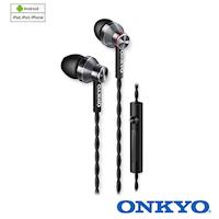 ONKYO E300M (黑)智慧型手機用耳塞式耳機