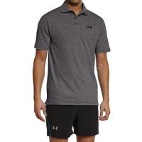 Under Armour 2017男時尚輕柔質感碳灰色短袖POLO(預購)