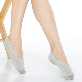 【KEROPPA】吸濕/止滑/減壓竹炭隱形襪*6雙(男女適用)C502-灰色