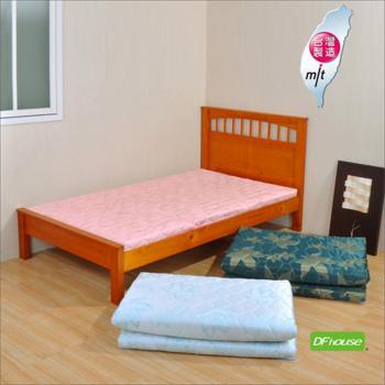 《DFhouse》黛爾夢3.5尺單人緹花布透氣床墊(三色)- 孟宗竹 單人床 雙人床 床架 床組 透氣 舒適 床墊