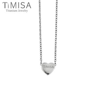 【TiMISA】小愛心 純鈦(極細鎖骨)項鍊(B)