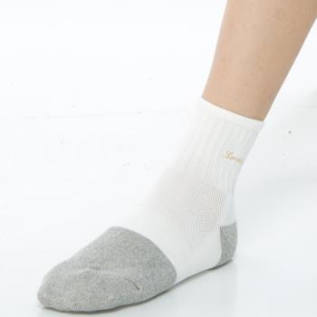 【KEROPPA】健康銀纖維運動短襪*1雙(男女適用)C98003G灰白