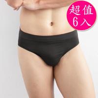 【源之氣】極品竹炭無縫男三角褲(超值6入) RM-20033